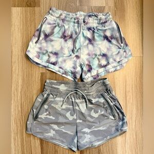 Athleta Girl running shorts XL/14 bundle of 2